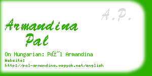 armandina pal business card